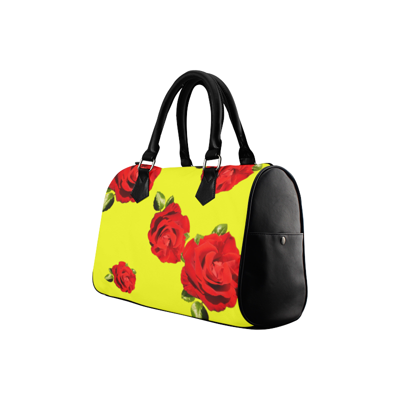 Fairlings Delight's Floral Luxury Collection- Red Rose Handbag 53086b18 Boston Handbag (Model 1621)