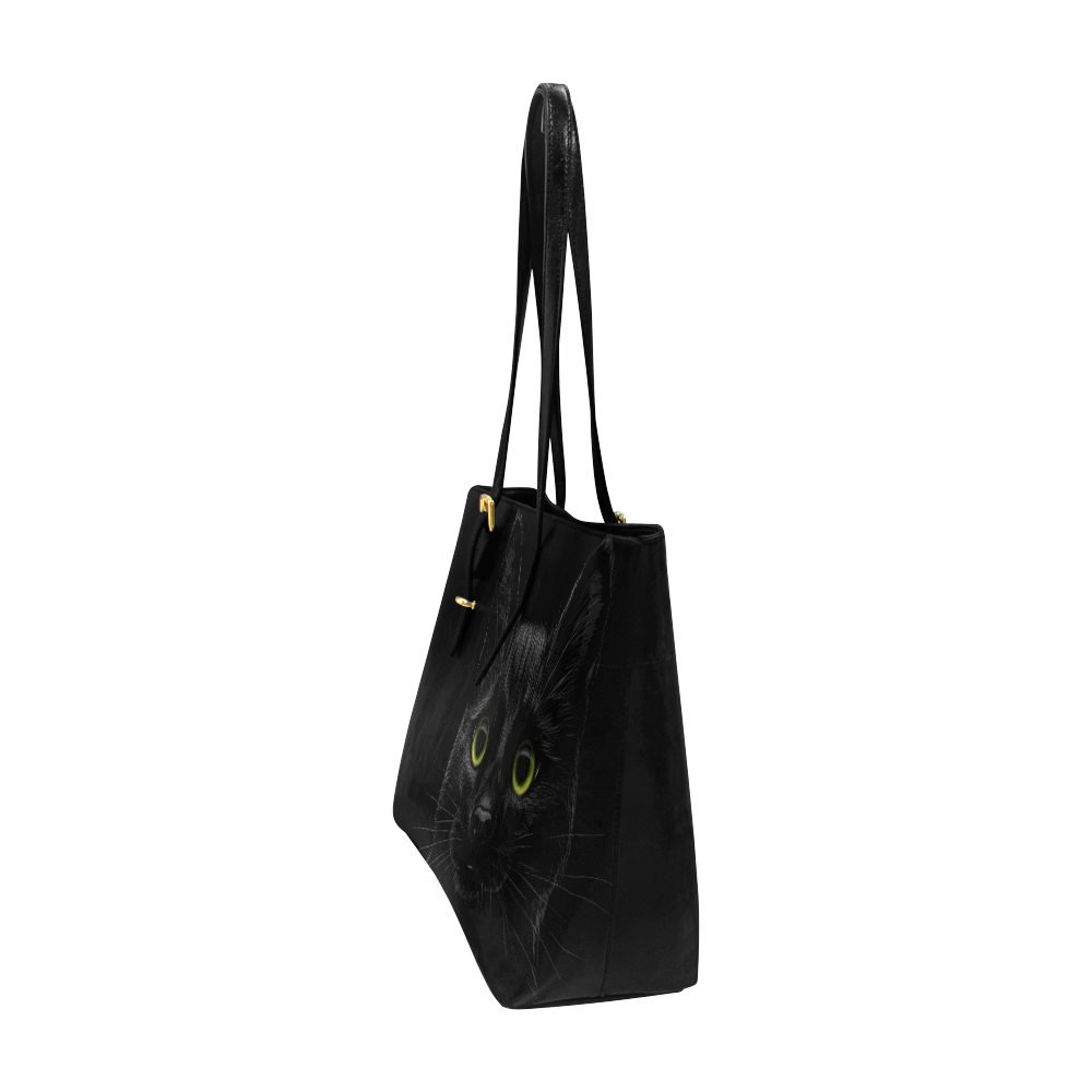 Black Cat Euramerican Tote Bag/Large (Model 1656)