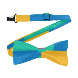 Rainbow Color Blocks Custom Bow Tie