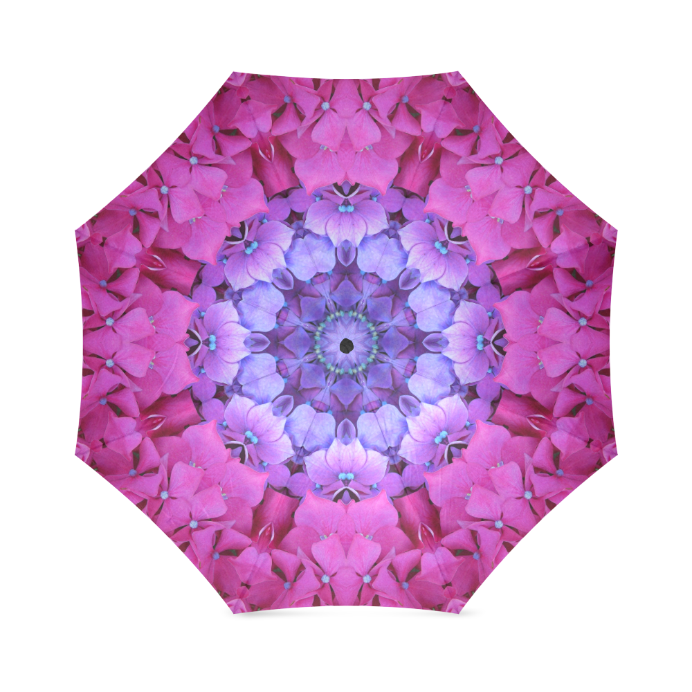 kal16_pinkpurple_hydrangea1 Foldable Umbrella (Model U01)