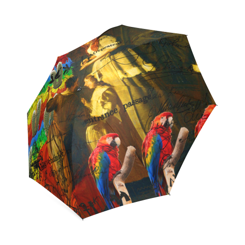 AND THIS, IS THE RAINBOW BRUSH CACTUS. II Foldable Umbrella (Model U01)