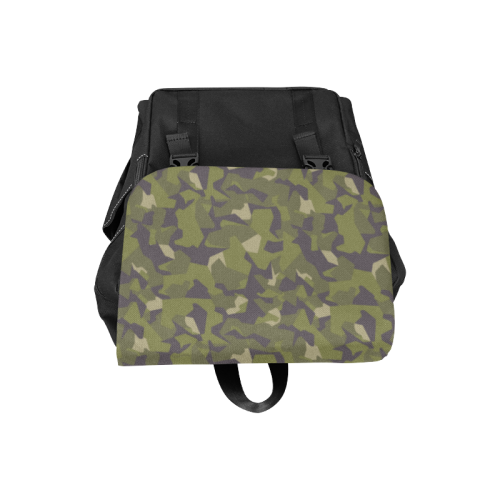 Swedish M90 woodland camouflage Casual Shoulders Backpack (Model 1623)