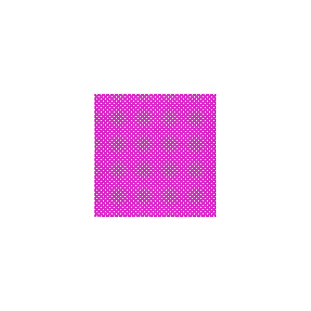 Pink polka dots Square Towel 13“x13”