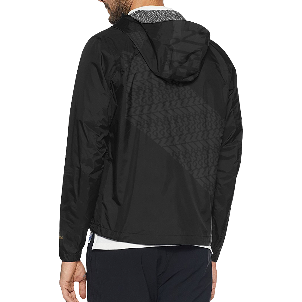numbers_collection_1234567_flag_mattblack Unisex All Over Print Windbreaker (Model H23)