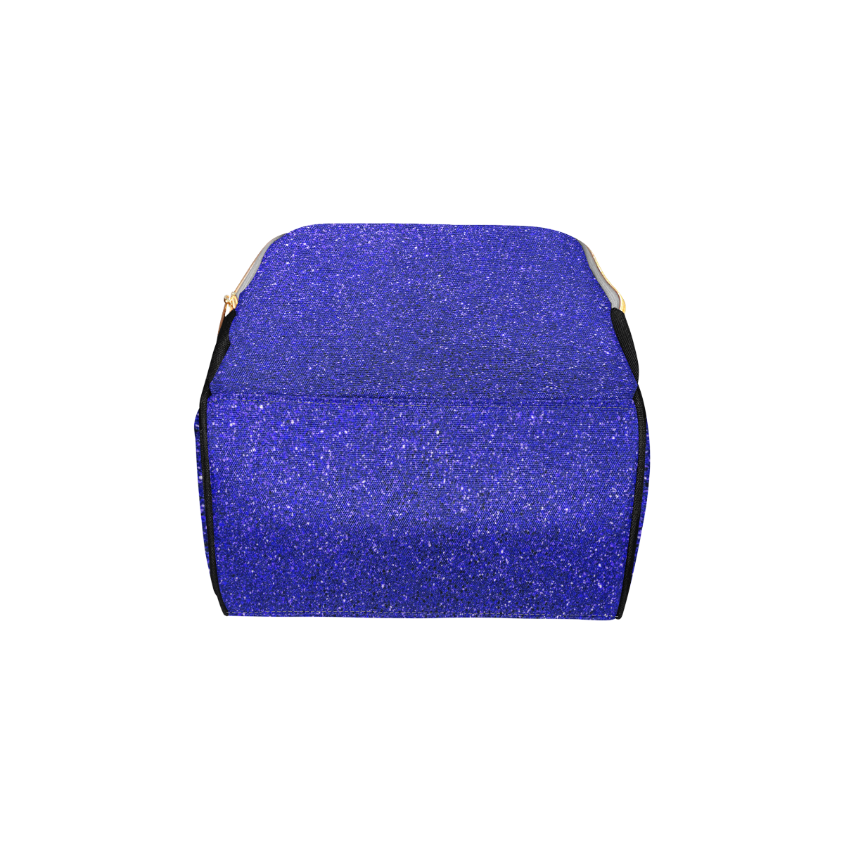 Blue Glitter Multi-Function Diaper Backpack/Diaper Bag (Model 1688)