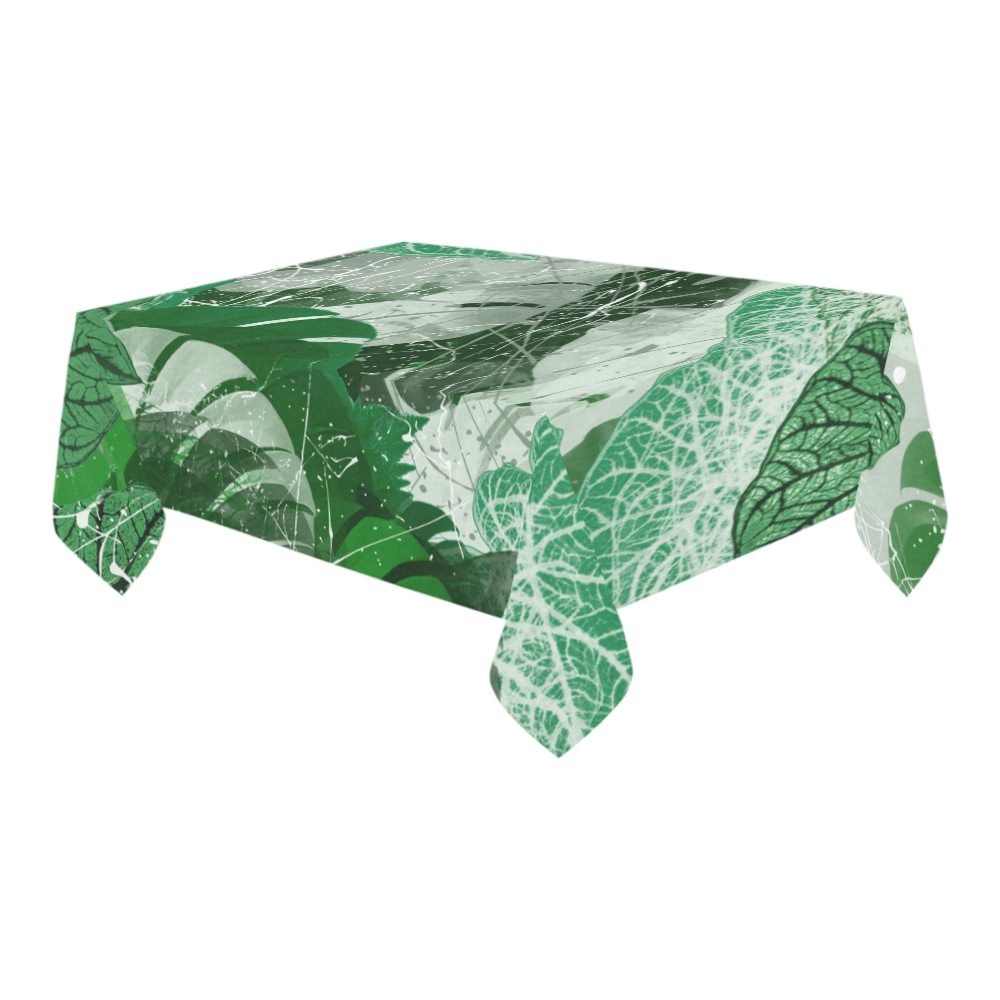 Tropicalia Cotton Linen Tablecloth 60" x 90"