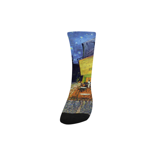 Vincent Willem van Gogh - Cafe Terrace at Night Kids' Custom Socks