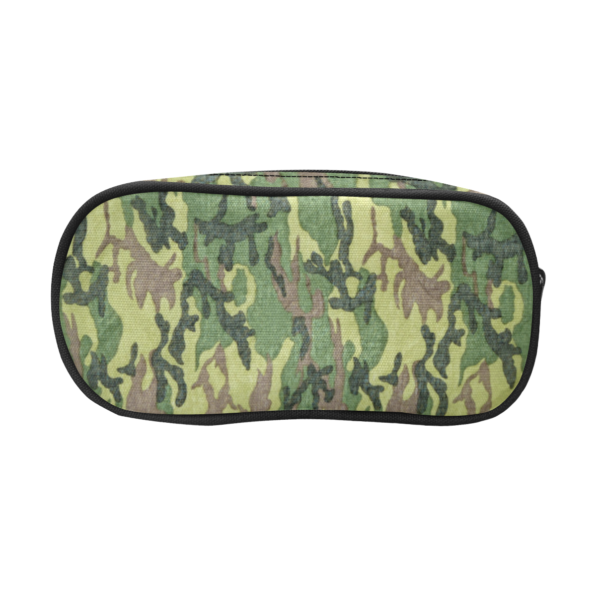 Military Camo Green Woodland Camouflage Pencil Pouch/Large (Model 1680)
