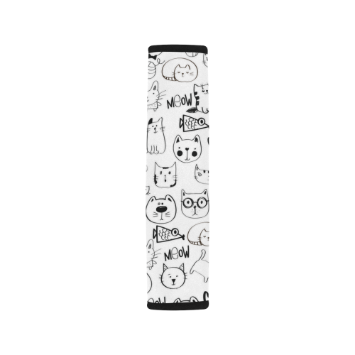 Meow Cats Car Seat Belt Cover 7''x10''