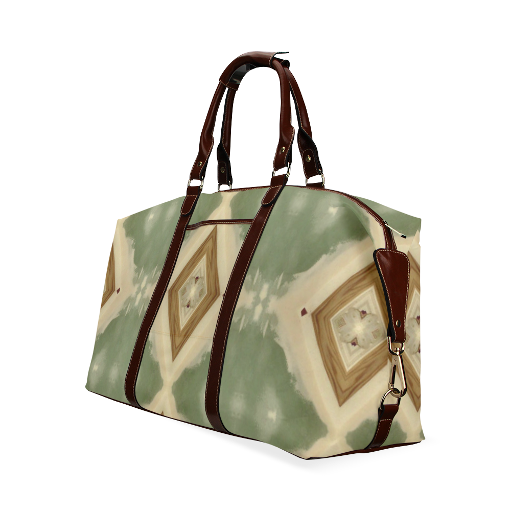 Geometric Camo Classic Travel Bag (Model 1643) Remake