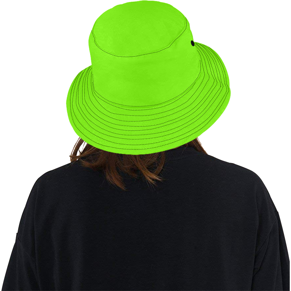 color lawn green All Over Print Bucket Hat