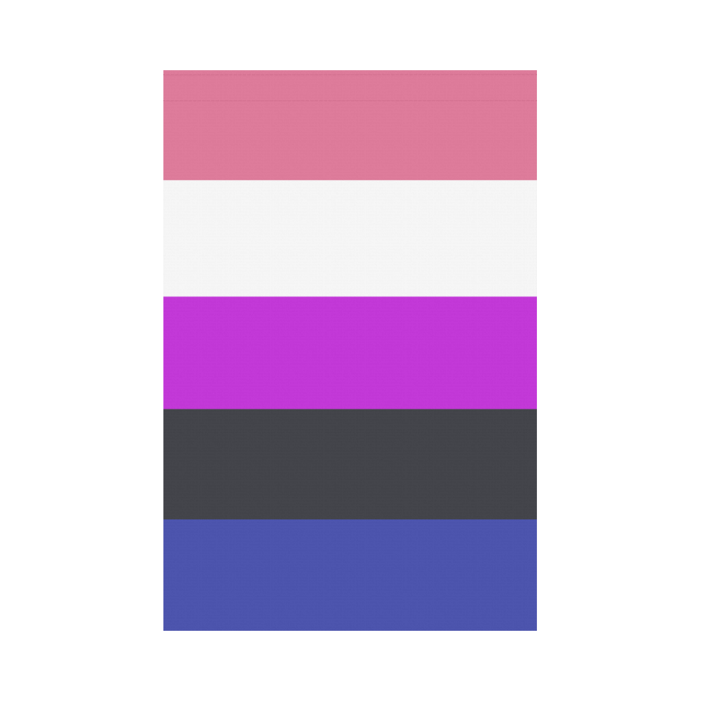 Gender Fluid Flag Garden Flag 12‘’x18‘’（Without Flagpole）