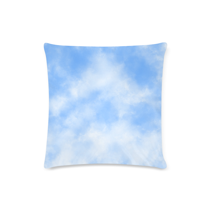Cloudy Sky Custom Zippered Pillow Case 16"x16"(Twin Sides)