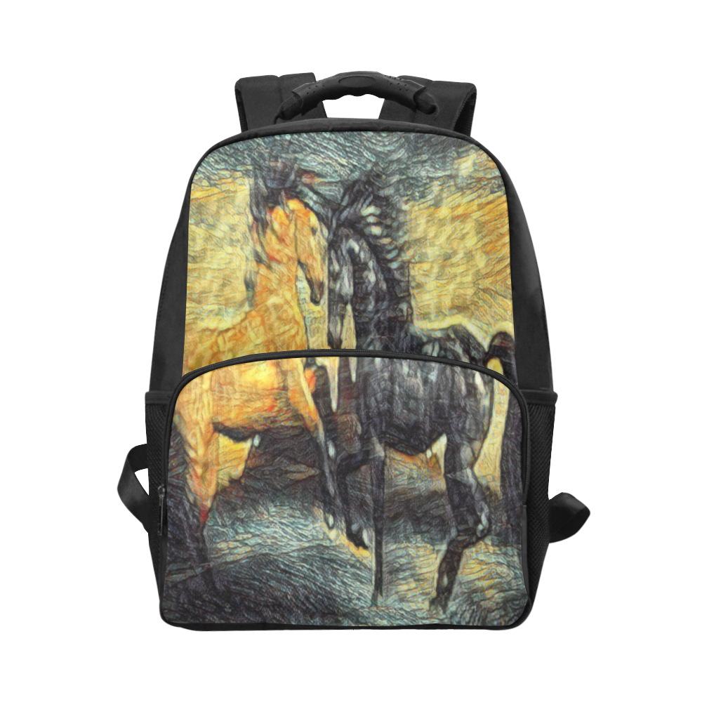 beautiful horses Unisex Laptop Backpack (Model 1663)