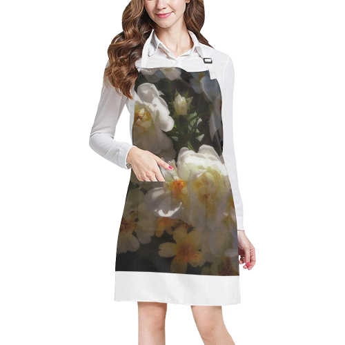 roses in morning light All Over Print Apron