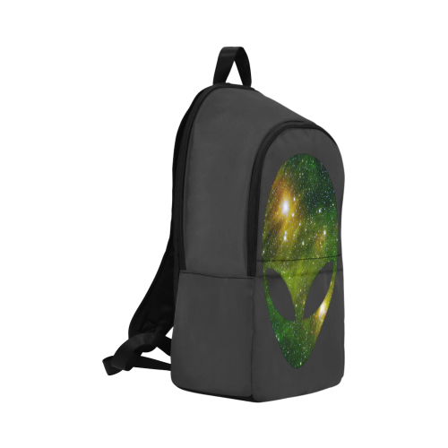 Cosmic Alien - Galaxy - Stars Fabric Backpack for Adult (Model 1659)