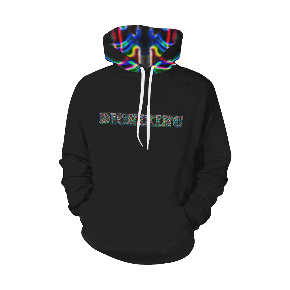 Dionixinc Hoodie Neon All Over Print Hoodie for Men (USA Size) (Model H13)