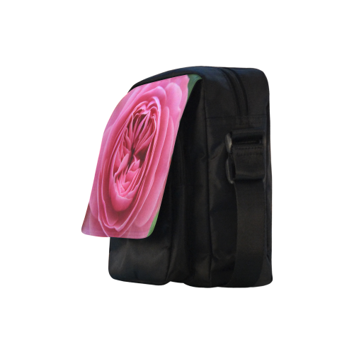 Rose Fleur Macro Crossbody Nylon Bags (Model 1633)