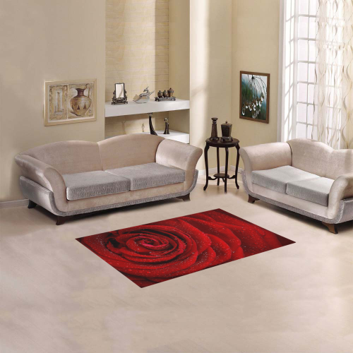 Red rosa Area Rug 2'7"x 1'8‘’