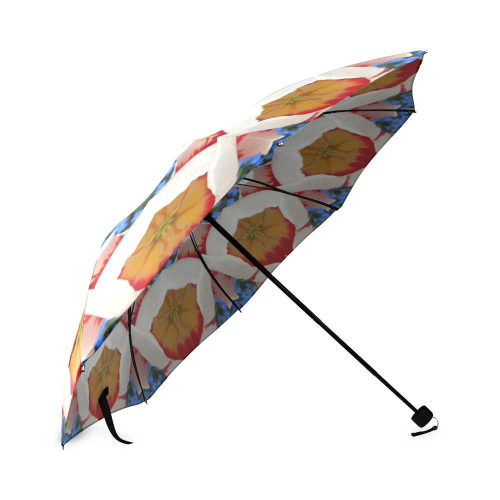 kal16_tulip_vergiss Foldable Umbrella (Model U01)