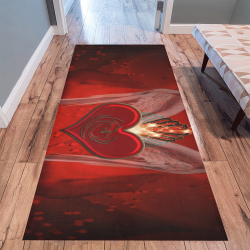 Heart with wings Area Rug 9'6''x3'3''