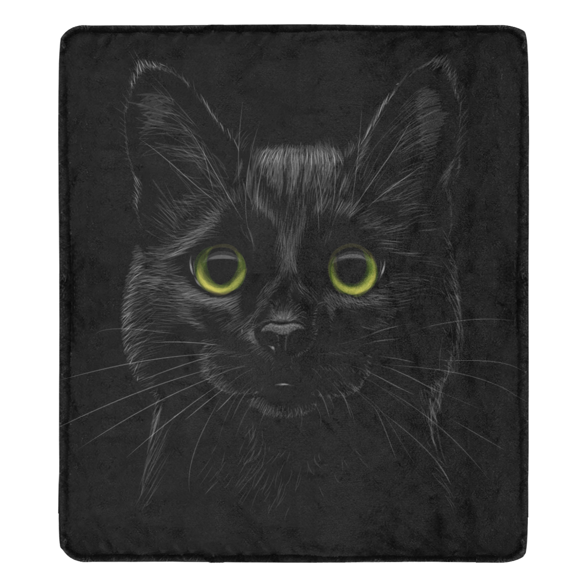 Black Cat Ultra-Soft Micro Fleece Blanket 70''x80''