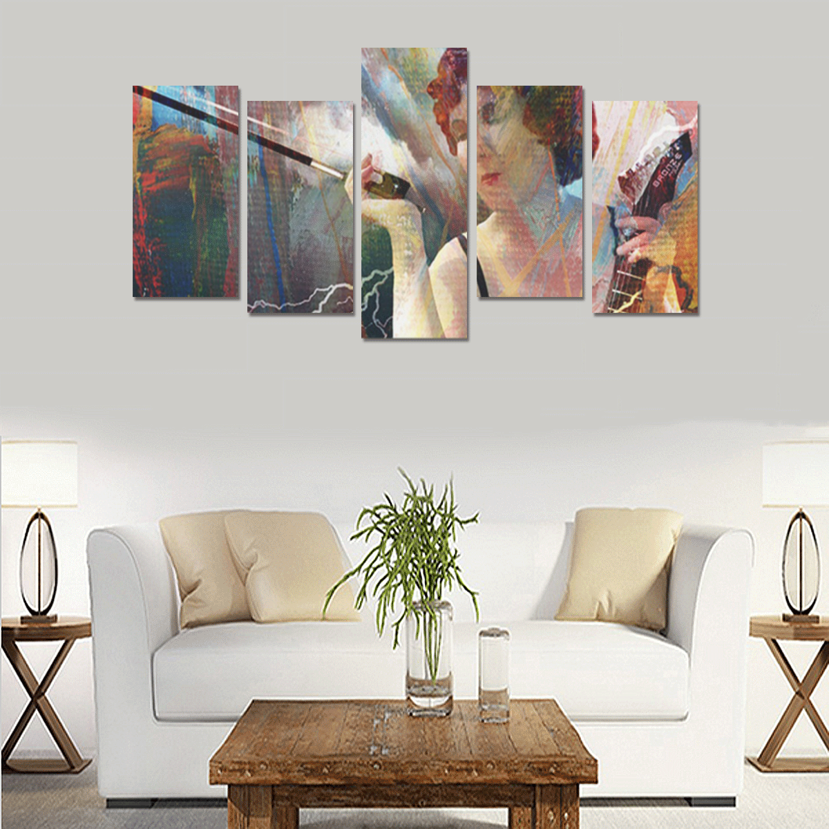 Self-Portrait Canvas Print Sets E (No Frame)