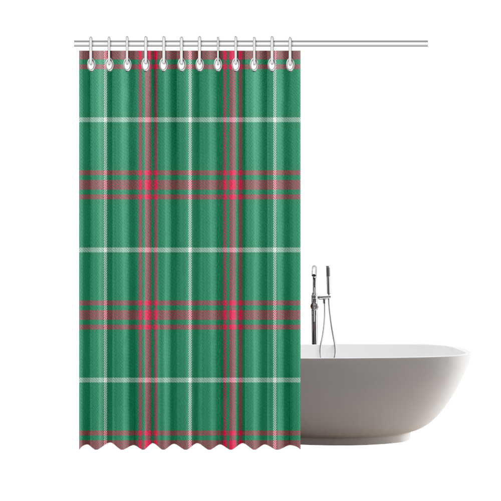 Welsh National Tartan Shower Curtain 72"x84"