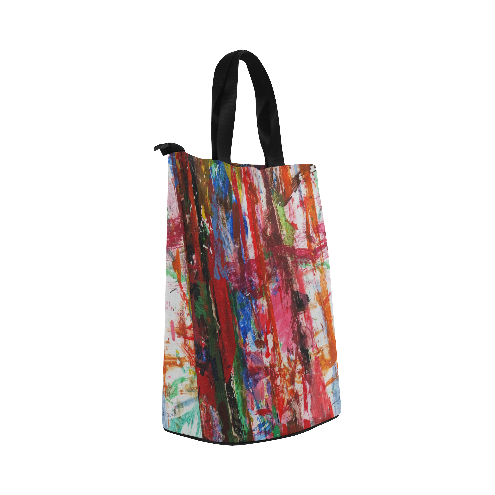 Paint on a white background Nylon Lunch Tote Bag (Model 1670)