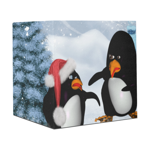 Christmas, funny, cute penguin Gift Wrapping Paper 58"x 23" (3 Rolls)
