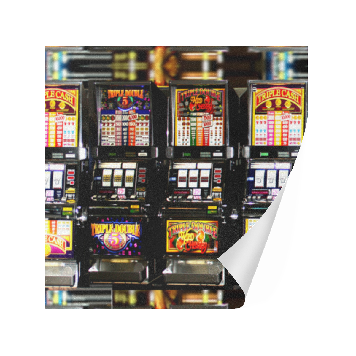Lucky Slot Machines - Dream Machines Gift Wrapping Paper 58"x 23" (3 Rolls)