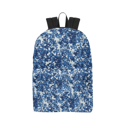 Digital Blue Camouflage Unisex Classic Backpack (Model 1673)