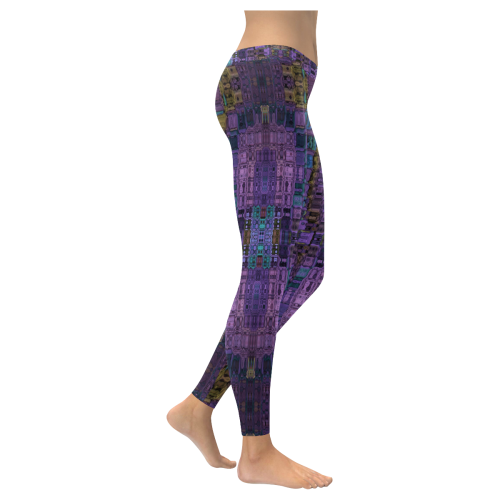 Expand Your Mind Women's Low Rise Leggings (Invisible Stitch) (Model L05)