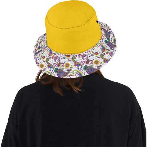 Bright paisley All Over Print Bucket Hat
