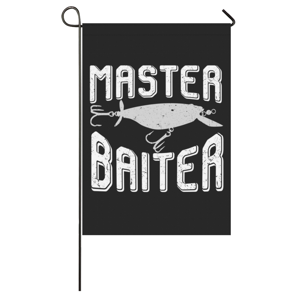 Master Baiter Garden Flag 28''x40'' （Without Flagpole）