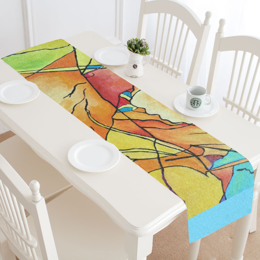 ABSTRACT NO 1 Table Runner 14x72 inch