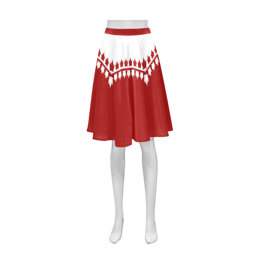 Canada Skirts Classic Sporty Canada Skirts Athena Women's Short Skirt (Model D15)