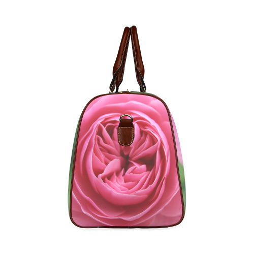 Rose Fleur Macro Waterproof Travel Bag/Large (Model 1639)