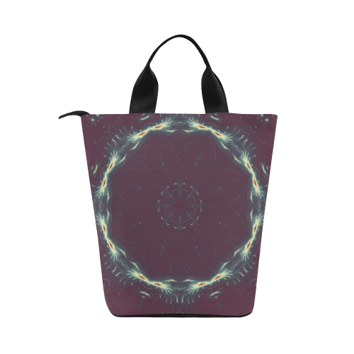 Mandala Sparks Nylon Lunch Tote Bag (Model 1670)