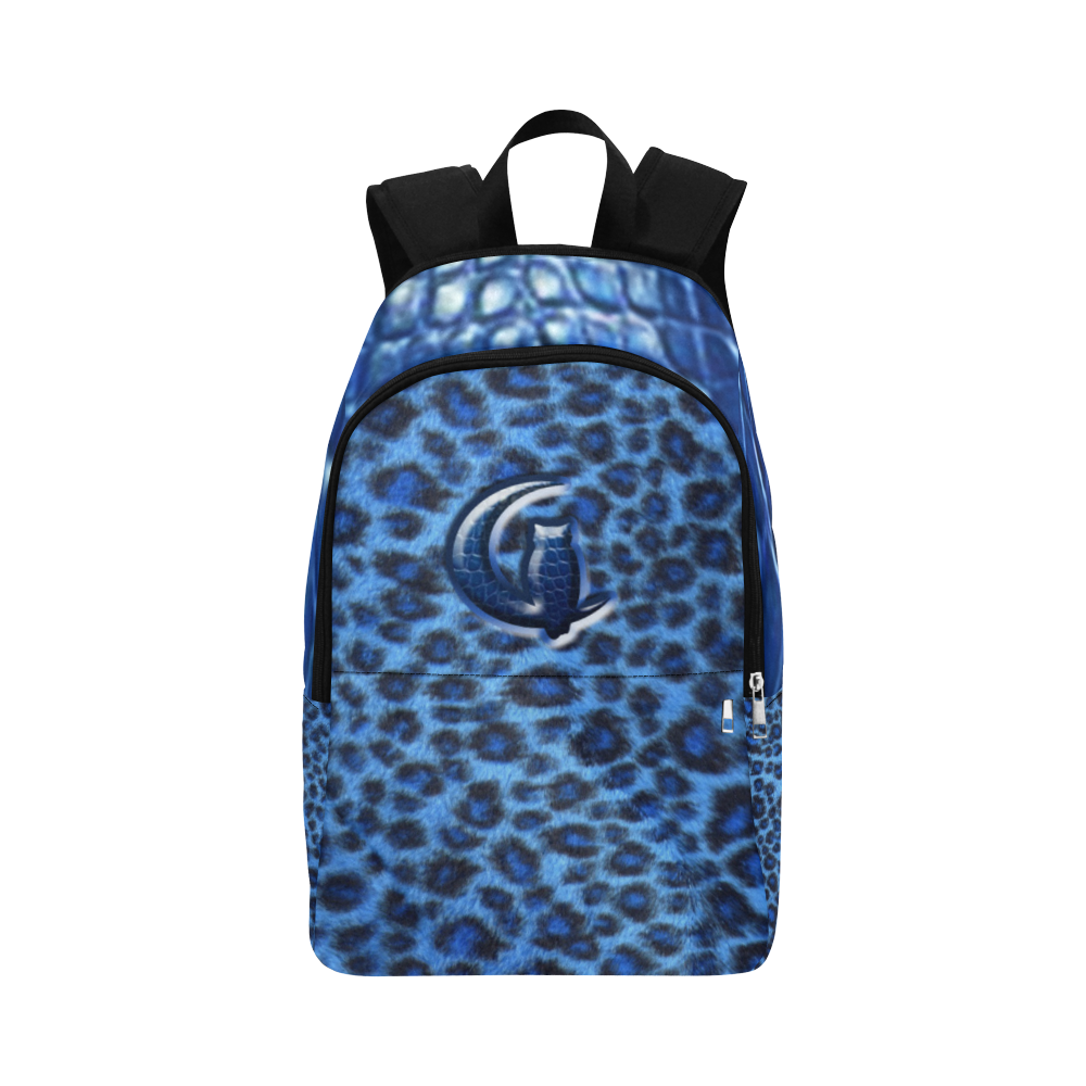 BLUE TIGER CROCO SKIN BACKPACK Fabric Backpack for Adult (Model 1659)