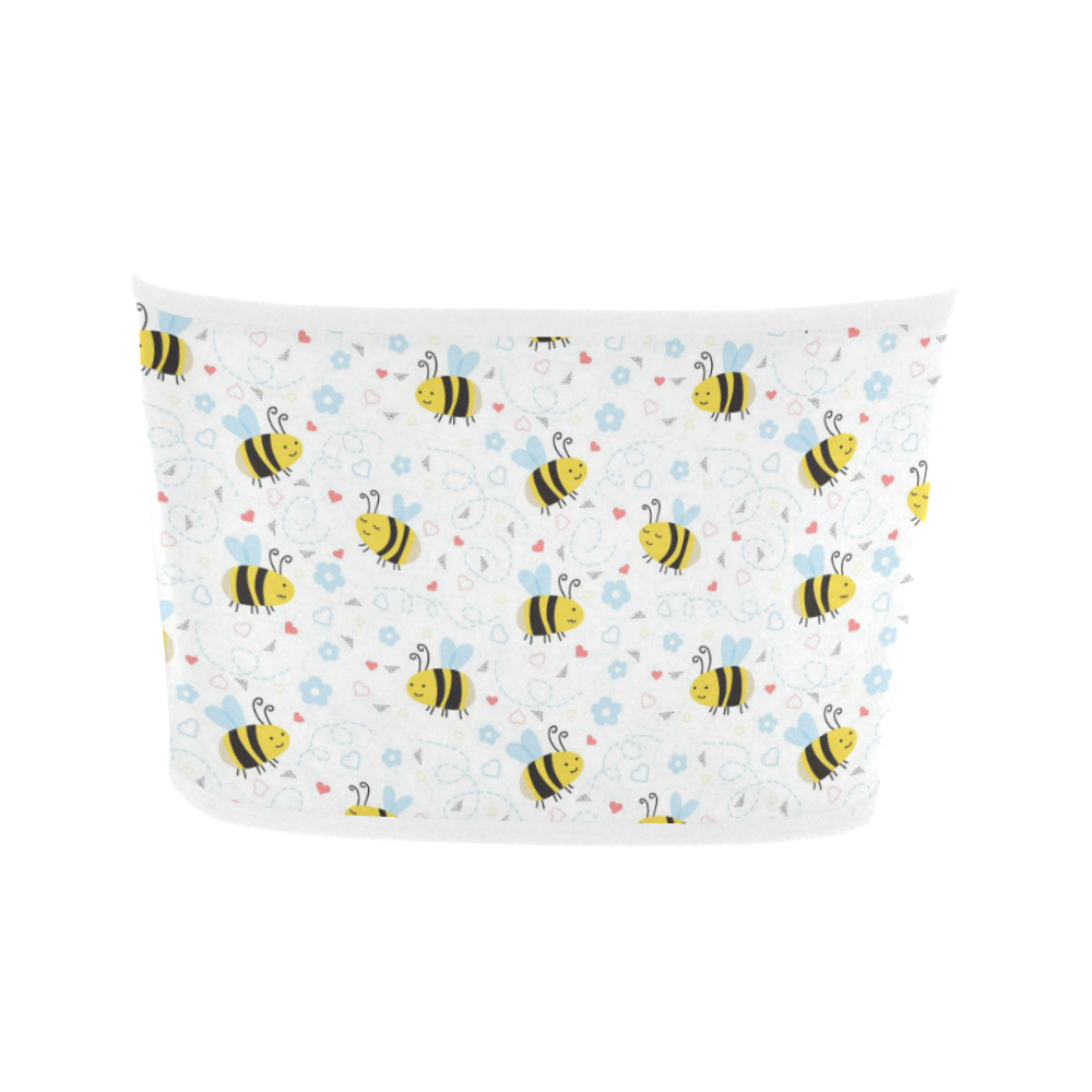 Cute Bee Pattern Bandeau Top