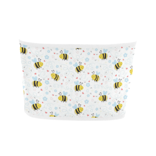 Cute Bee Pattern Bandeau Top