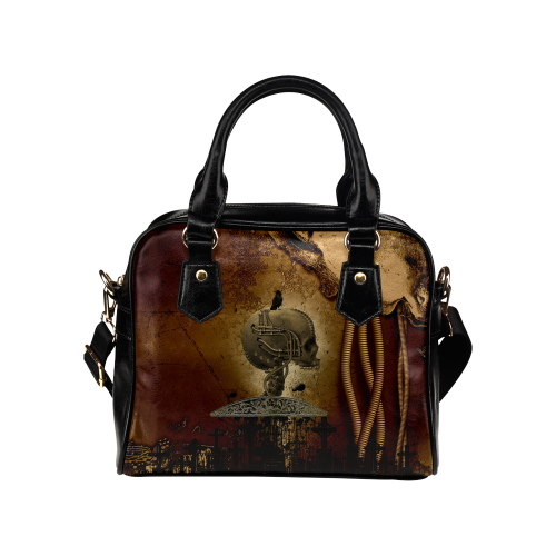 Mechanical skull Shoulder Handbag (Model 1634)