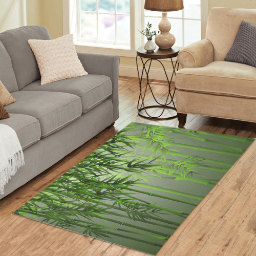 Bamboo Forest Area Rug 5'x3'3''