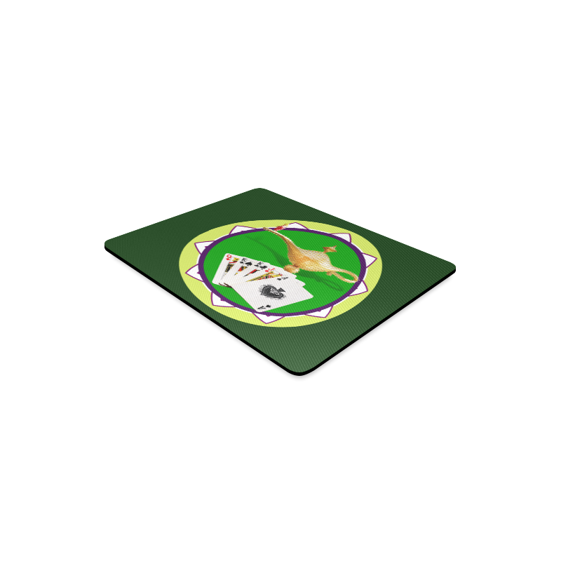 LasVegasIcons Poker Chip - Magic Lamp on Green Rectangle Mousepad