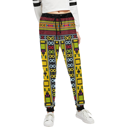 Shapes rows Unisex All Over Print Sweatpants (Model L11)
