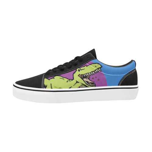 Dinocookie Shoes Women's Low Top Skateboarding Shoes/Large (Model E001-2)