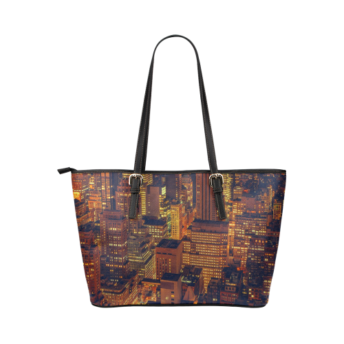 NYC LARGE Leather Tote Bag/Large (Model 1651)