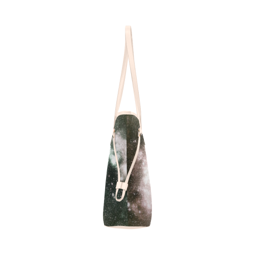 Raw Pink Clover Canvas Tote Bag (Model 1661)