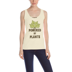 Powered by Plants (vegan) All Over Print Tank Top for Women (Model T43)